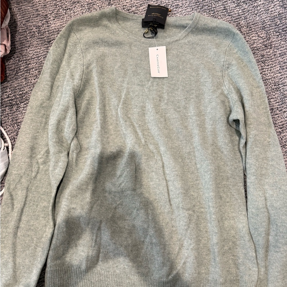 Charter Club Cashmere Sweater - NWT